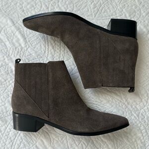 Marc Fisher Brown Ankle Boots